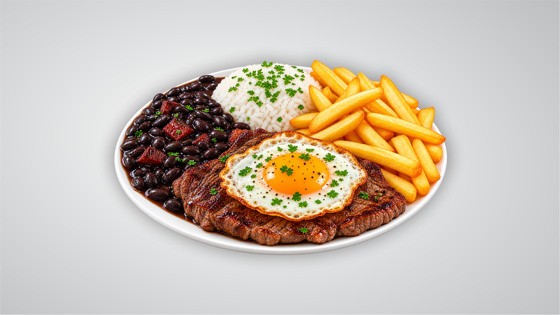 Bife A Cavalo Com Fritas