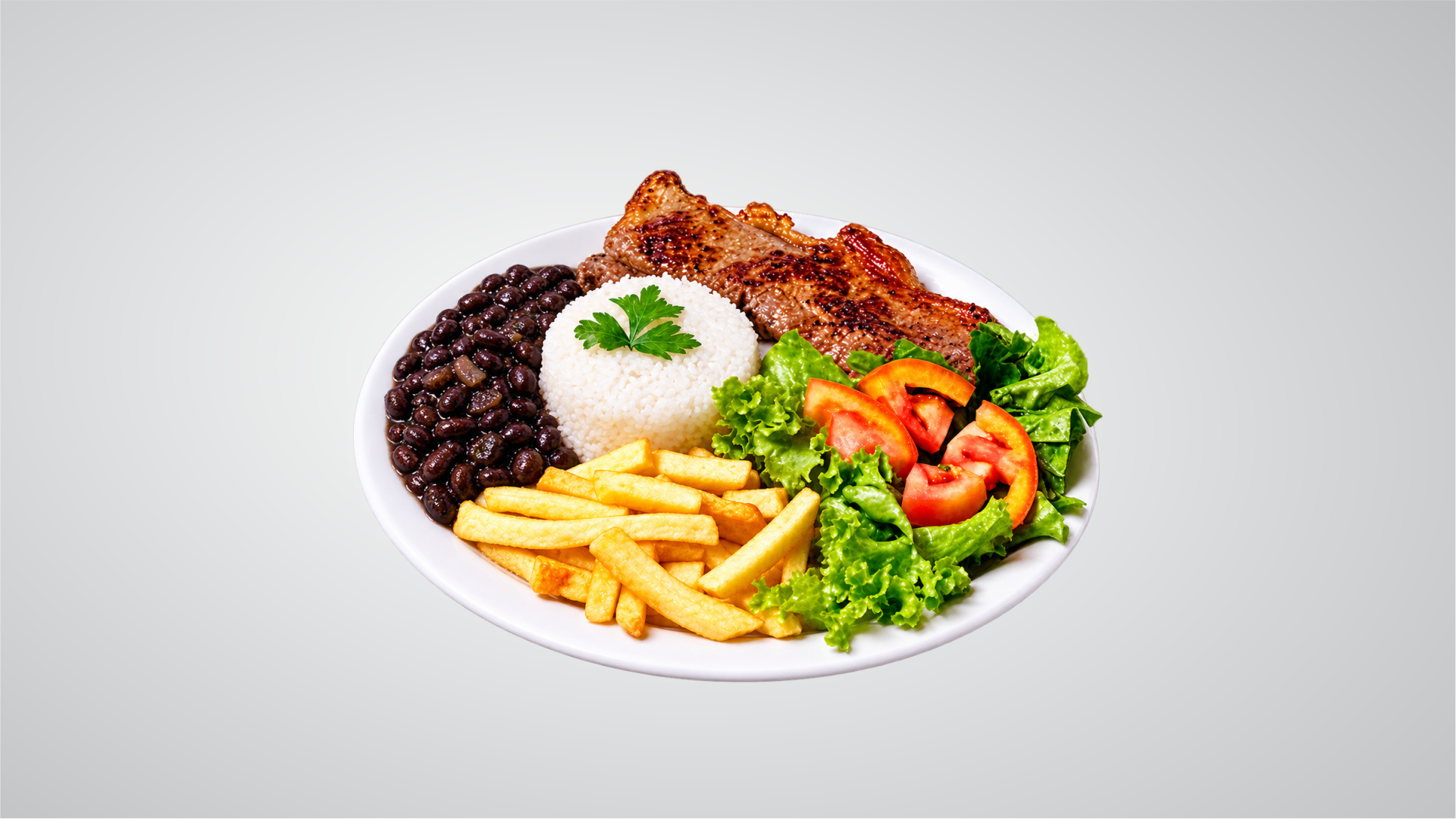 Bife Com Fritas E Salada