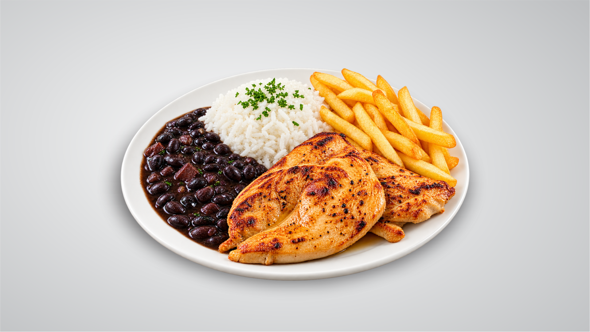 Frango Grelhado Com Fritas